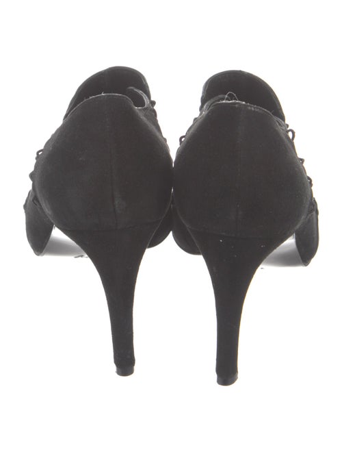 Stephane Kélian Suede Whipstitch Trim Pumps