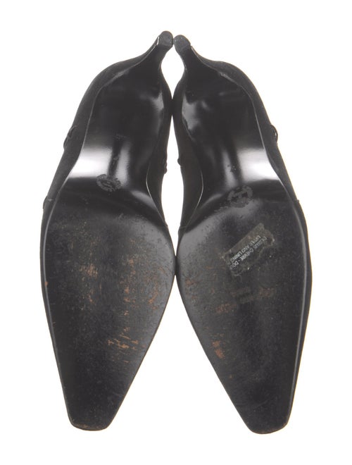 Stephane Kélian Suede Whipstitch Trim Pumps