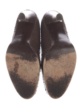 Stephane Kélian Snakeskin Pumps