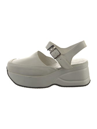 Stephane Kélian Leather Slingback Flats