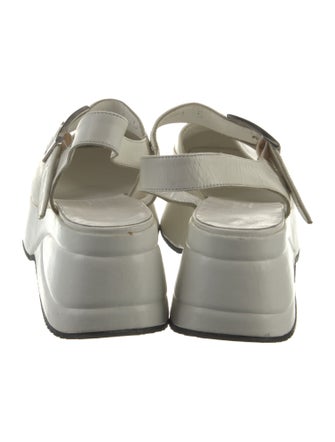 Stephane Kélian Leather Slingback Flats