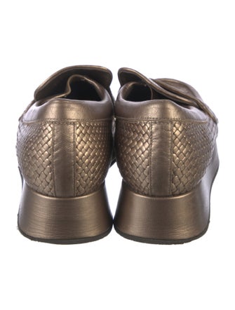 Stephane Kélian Leather Loafers