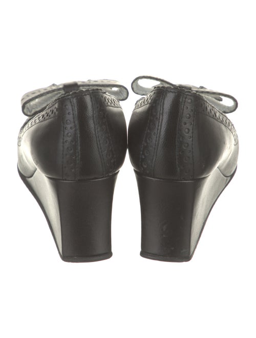 Stephane Kélian Leather Lasercut Accents Flats