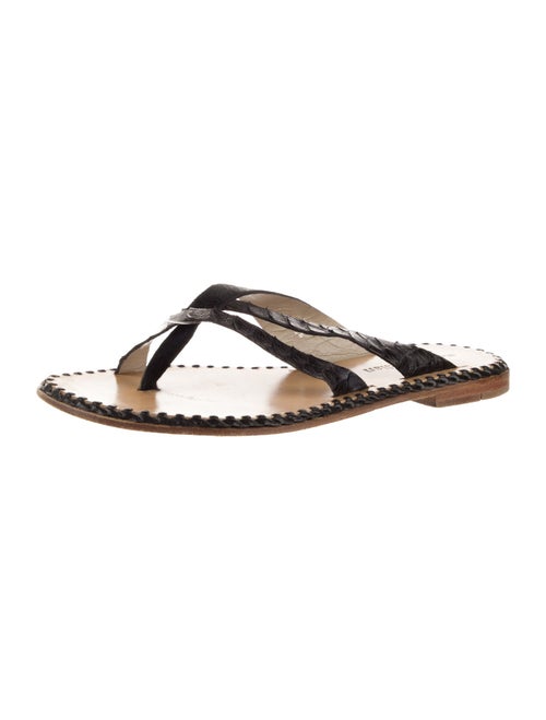 Stephane Kélian Leather Slides