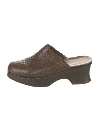 Stephane Kélian Leather Mules