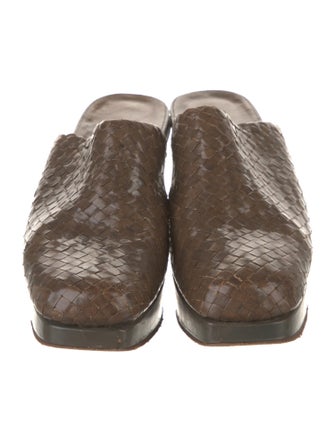 Stephane Kélian Leather Mules