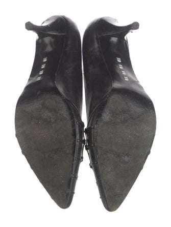 Stephane Kélian Leather D'Orsay Pumps