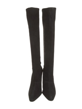 Stephane Kélian Suede Sock Boots