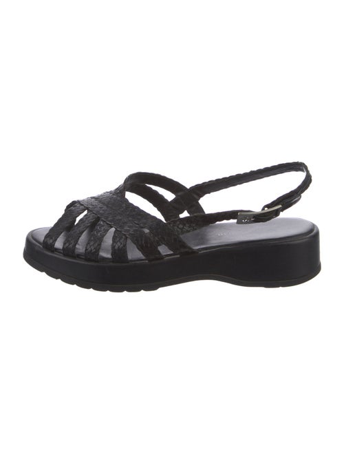 Stephane Kélian Leather Slingback Sandals