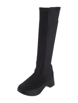 Stephane Kélian Leather Sock Boots