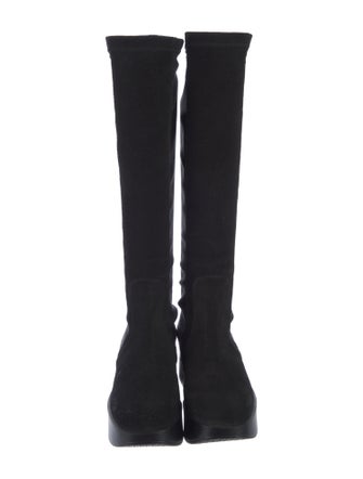 Stephane Kélian Leather Sock Boots