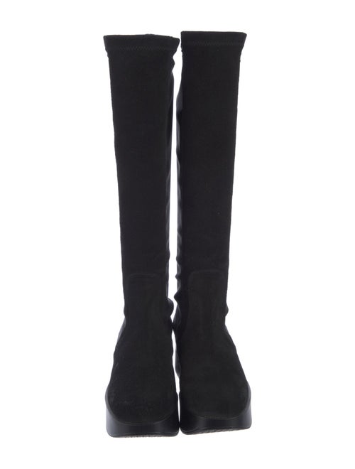 Stephane Kélian Leather Sock Boots