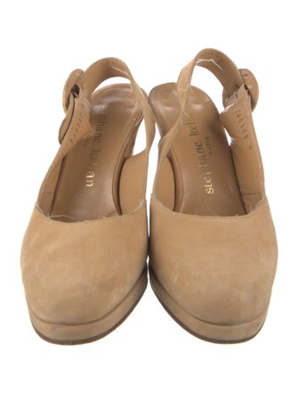 Stephane Kélian Leather Slingback Pumps
