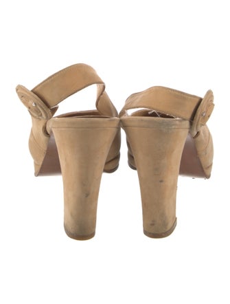 Stephane Kélian Leather Slingback Pumps