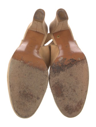 Stephane Kélian Leather Slingback Pumps