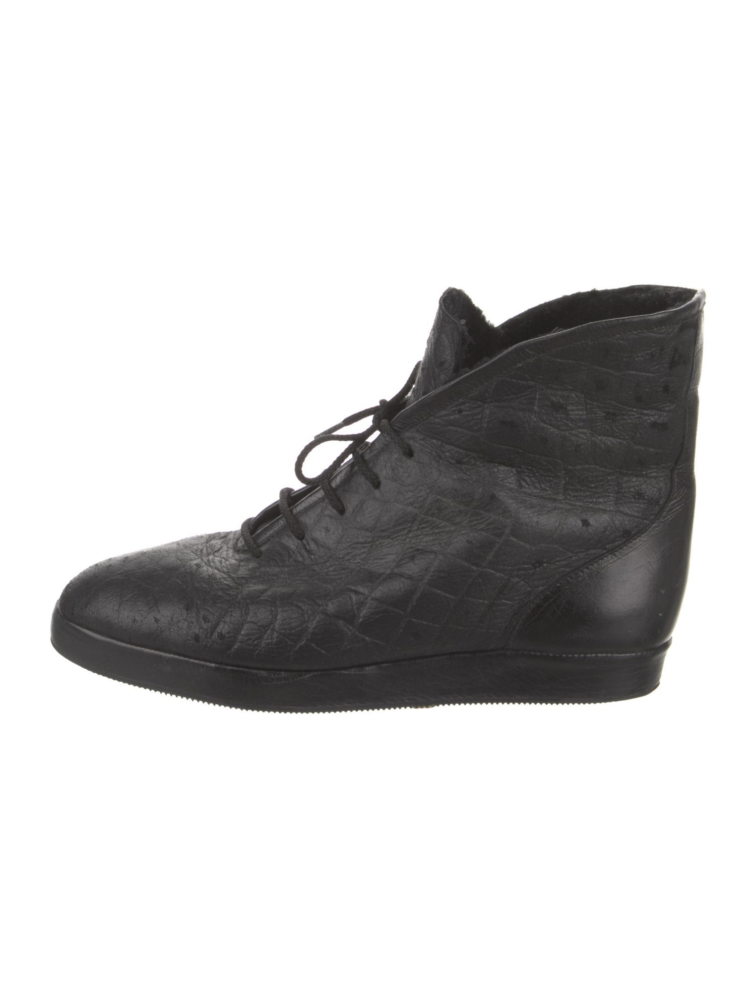 Stephane Kélian Leather Lace-Up Boots