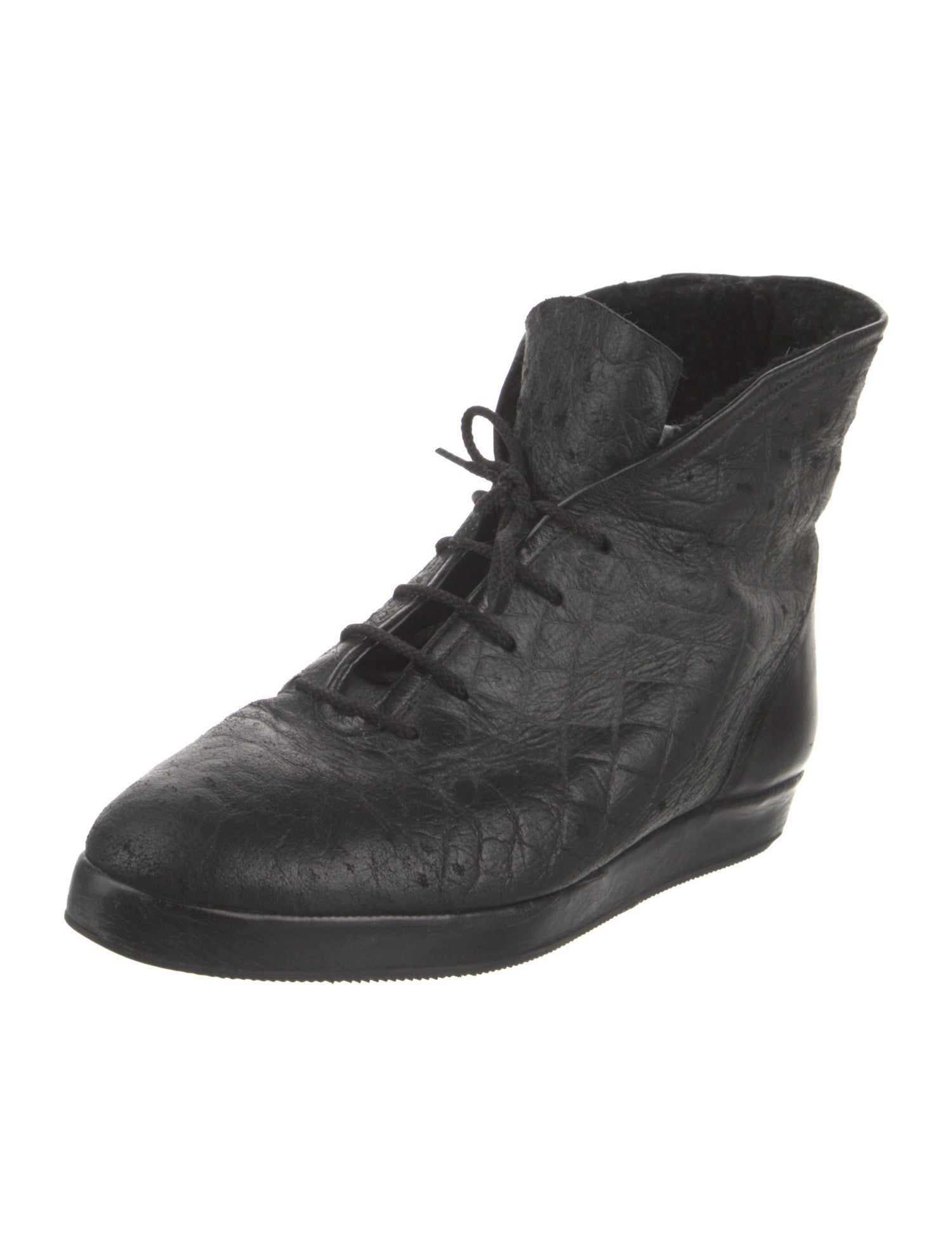 Stephane Kélian Leather Lace-Up Boots