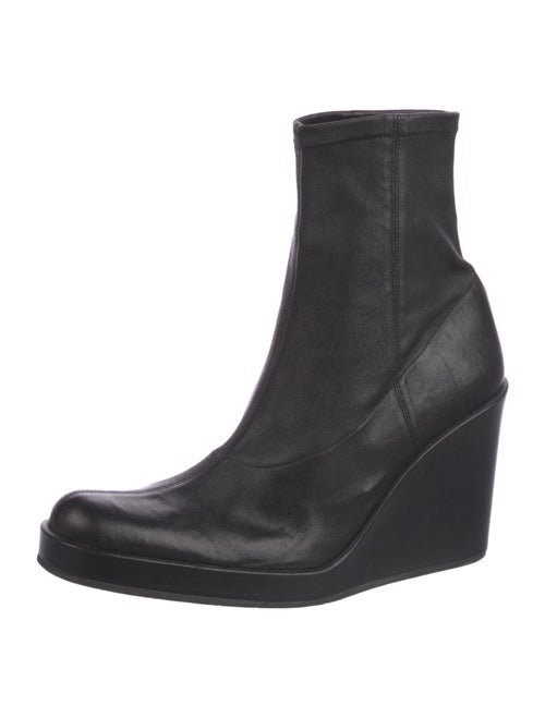 Stephane Kélian Leather Sock Boots