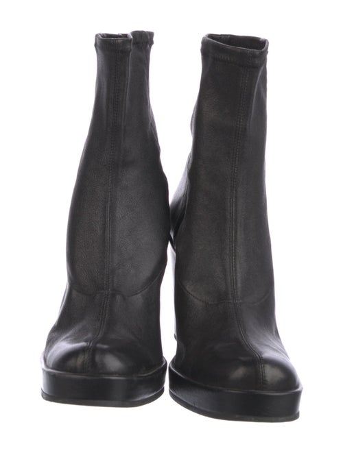Stephane Kélian Leather Sock Boots