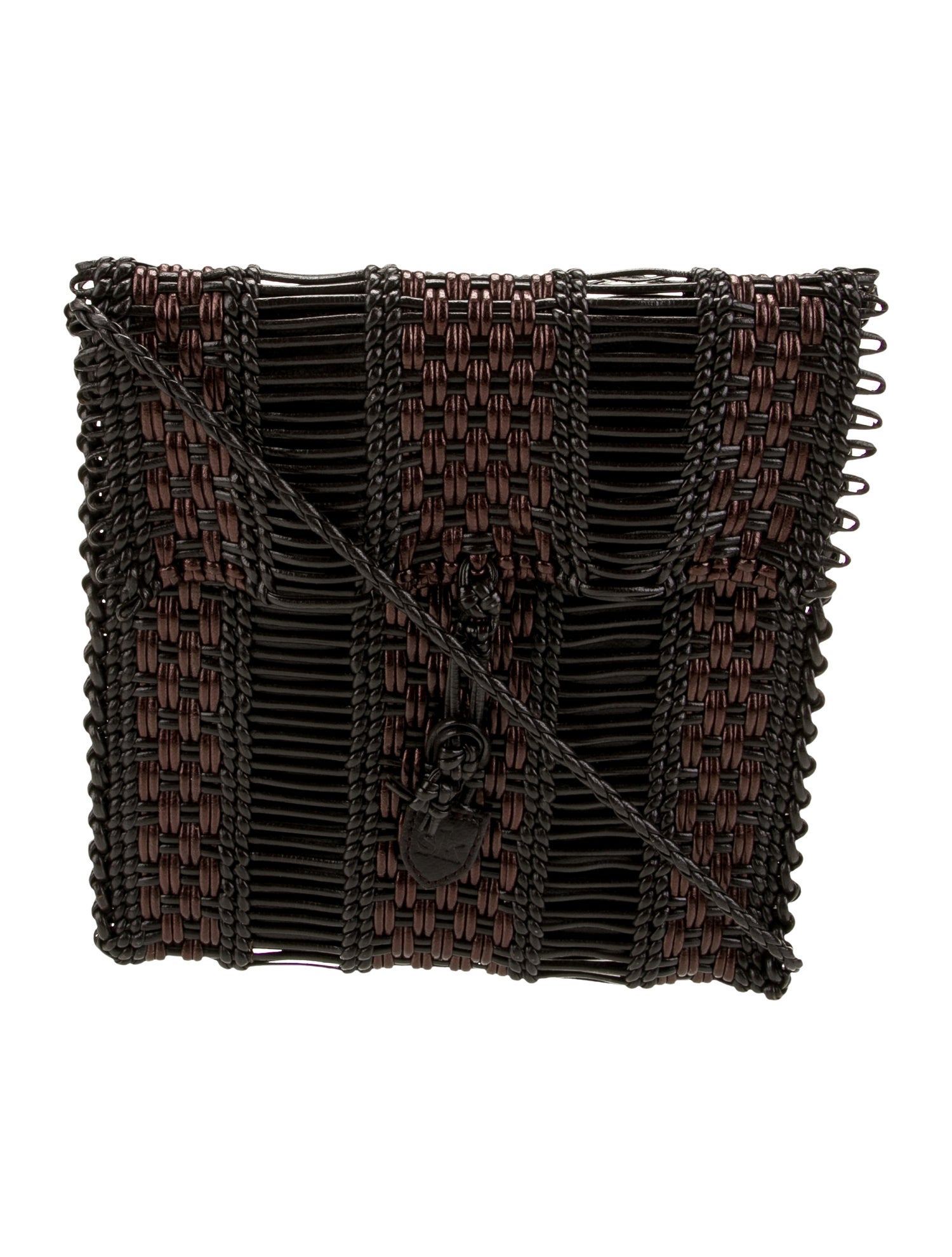 Stephane Kélian Leather Messenger Bag