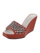 Stephane Kélian Leather Printed Slides