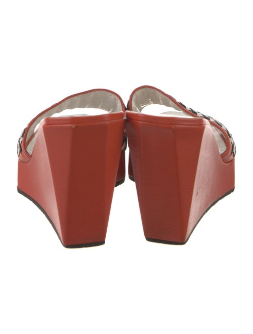 Stephane Kélian Leather Printed Slides