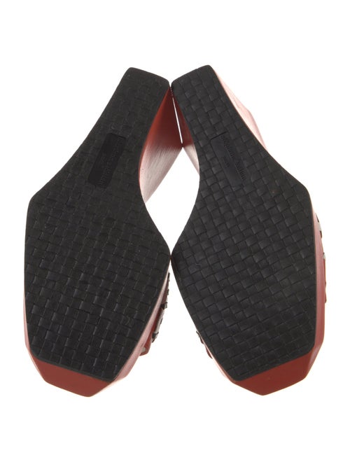 Stephane Kélian Leather Printed Slides
