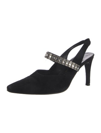 Stephane Kélian Suede Slingback Pumps