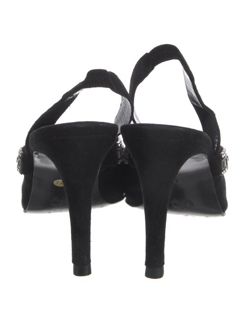 Stephane Kélian Suede Slingback Pumps