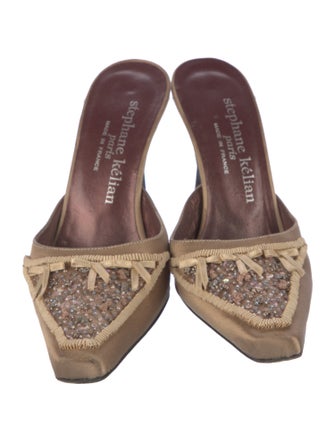Stephane Kélian Leather Mules
