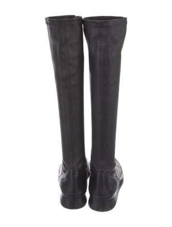 Stephane Kélian Leather Riding Boots