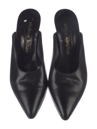 Stephane Kélian Leather Mules
