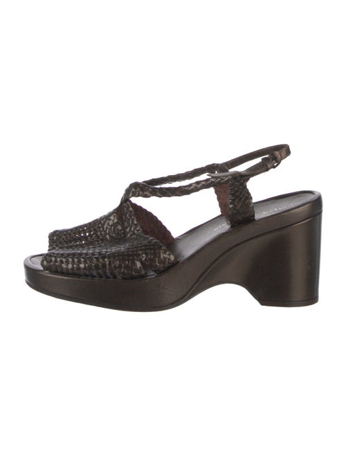 Stephane Kélian Leather Slingback Sandals