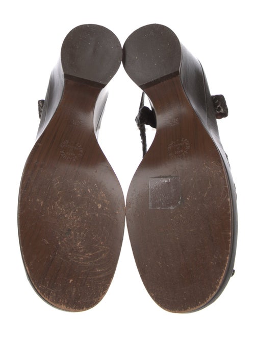 Stephane Kélian Leather Slingback Sandals