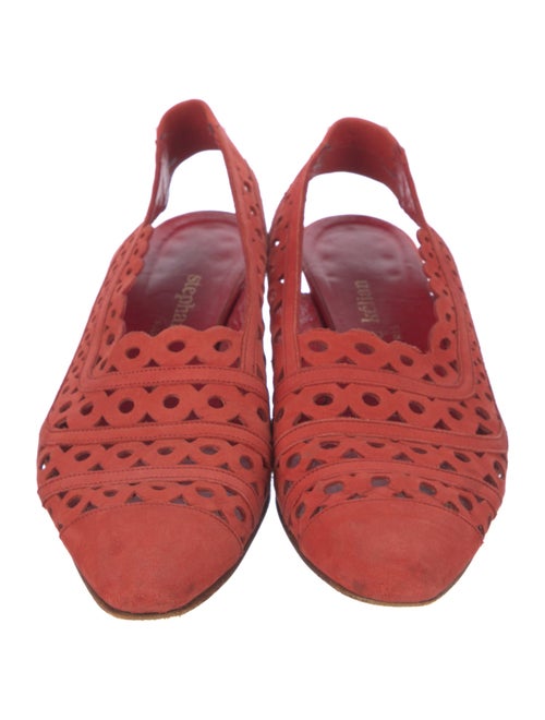 Stephane Kélian Suede Slingback Flats