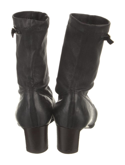 Stephane Kélian Leather Sock Boots