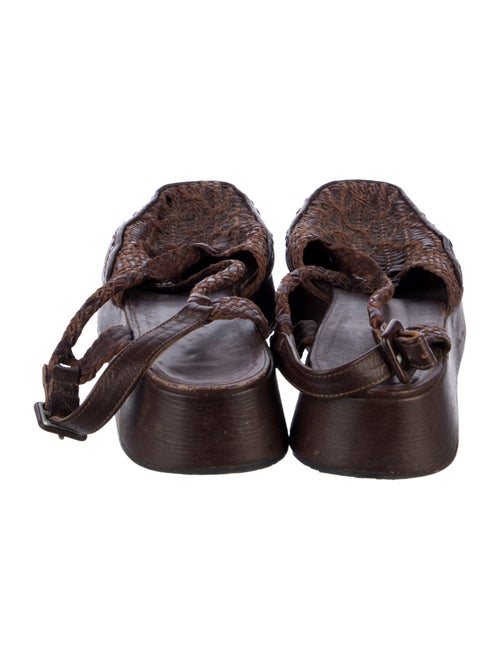 Stephane Kélian Leather Slingback Flats