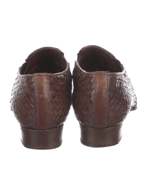 Stephane Kélian Leather Animal Print Mules