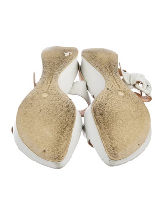 Stephane Kélian Leather Gladiator Sandals