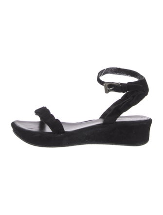 Stephane Kélian Suede Gladiator Sandals