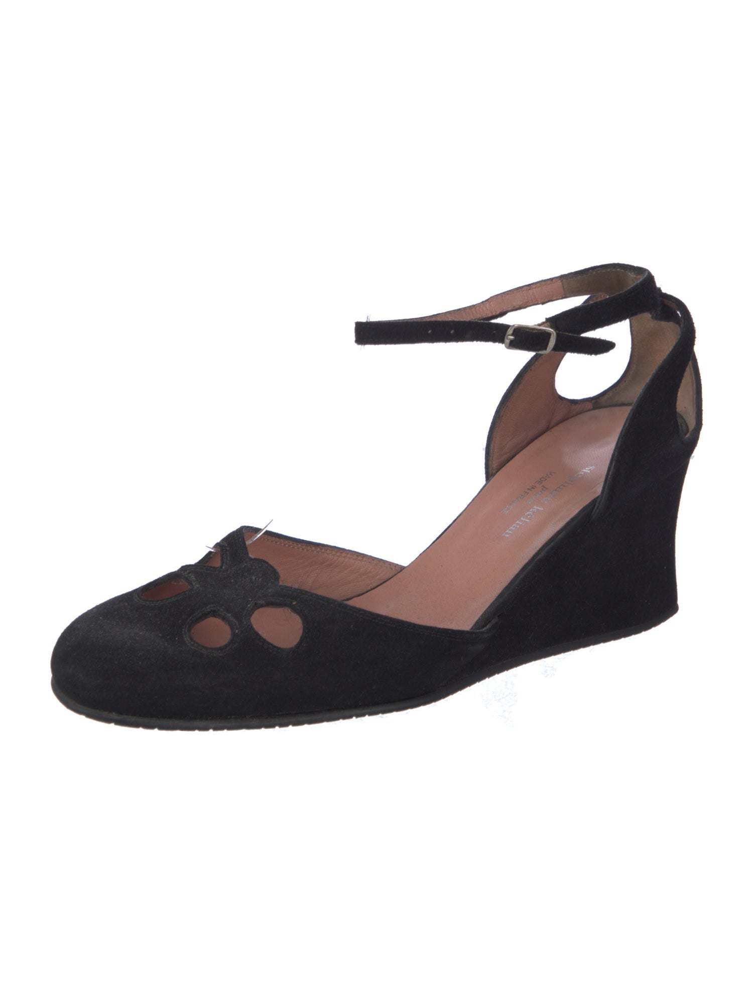 Stephane Kélian Suede D'Orsay Pumps