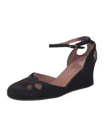 Stephane Kélian Suede D'Orsay Pumps