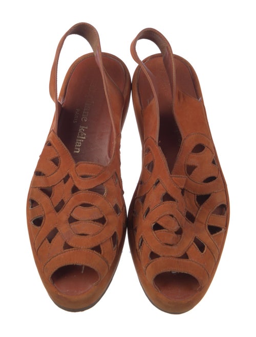 Stephane Kélian Suede Slingback Sandals