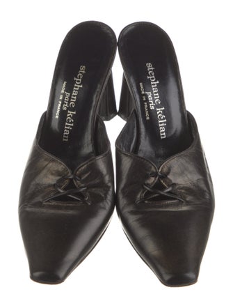 Stephane Kélian Leather Mules