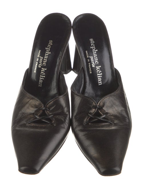 Stephane Kélian Leather Mules