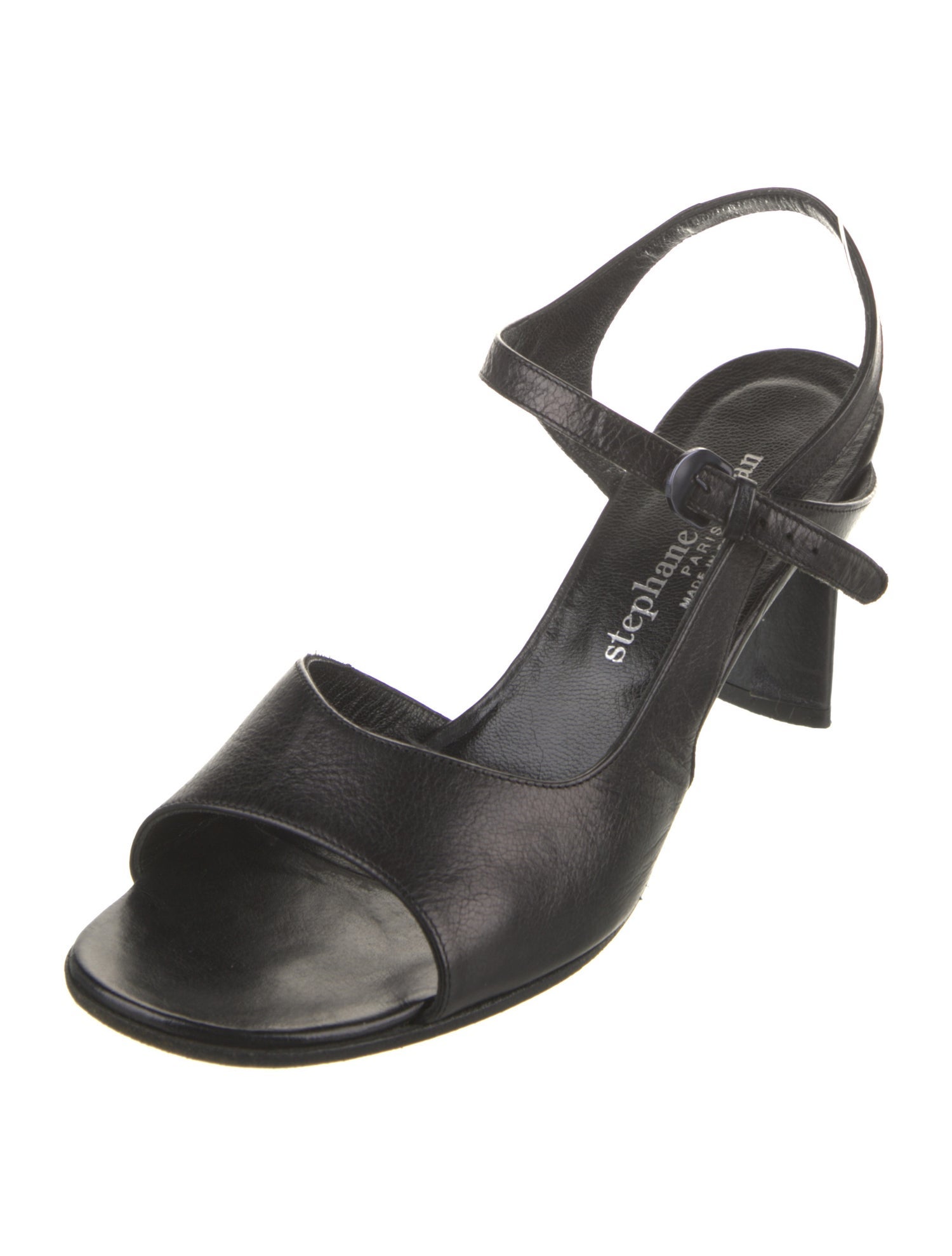 Stephane Kélian Leather Slingback Sandals