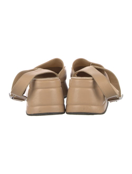 Stephane Kélian Leather Slingback Flats