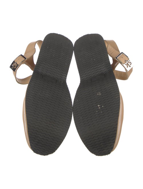 Stephane Kélian Leather Slingback Flats