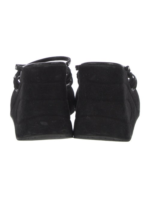 Stephane Kélian Suede Studded Accents Slides