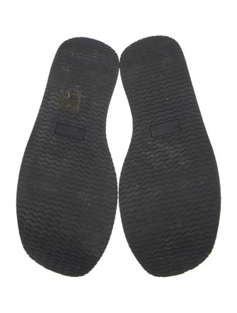 Stephane Kélian Suede Studded Accents Slides